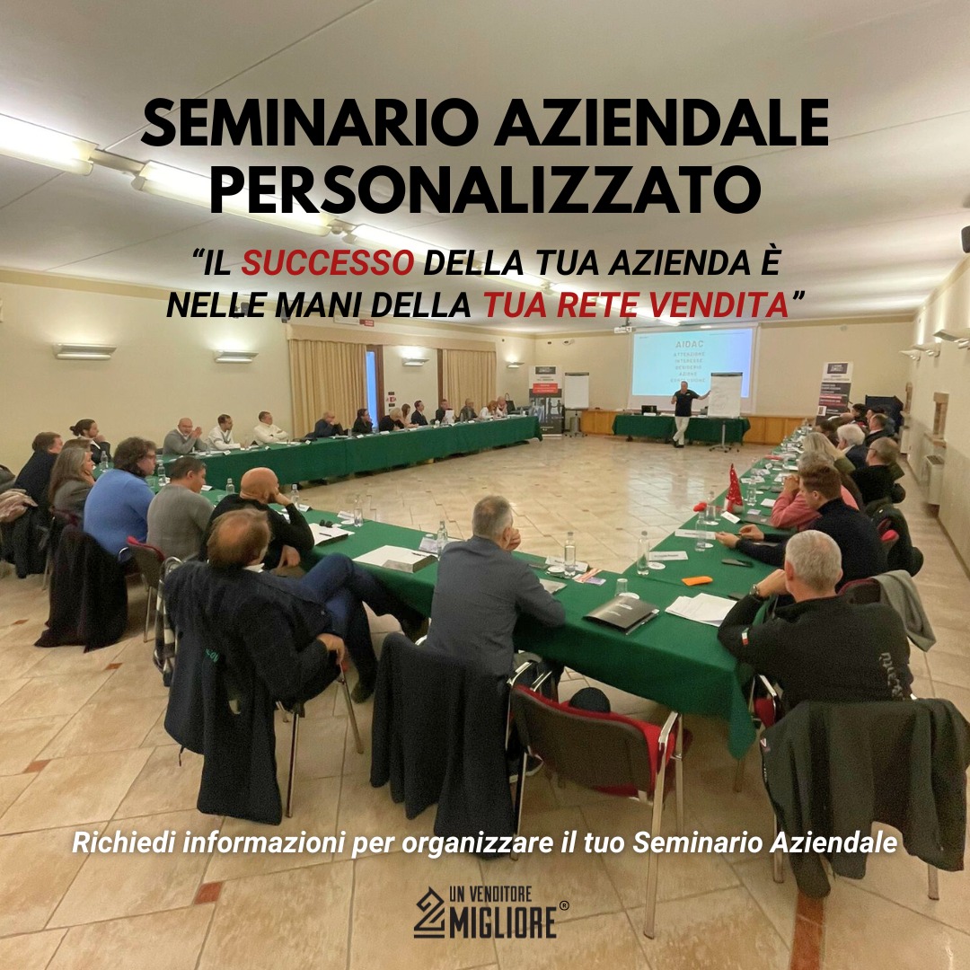 SEMINARIO PERSONALIZZATO PER LA TUA ATTIVITÀ!